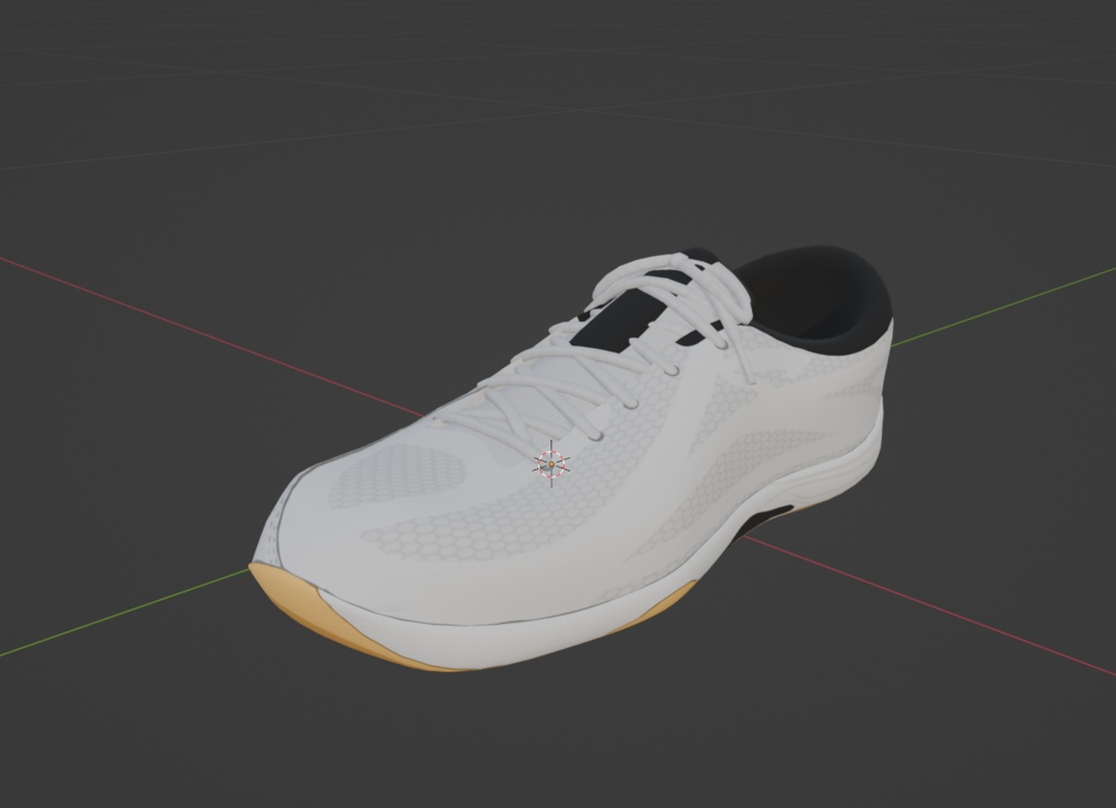 バレーシューズ 3Dモデル