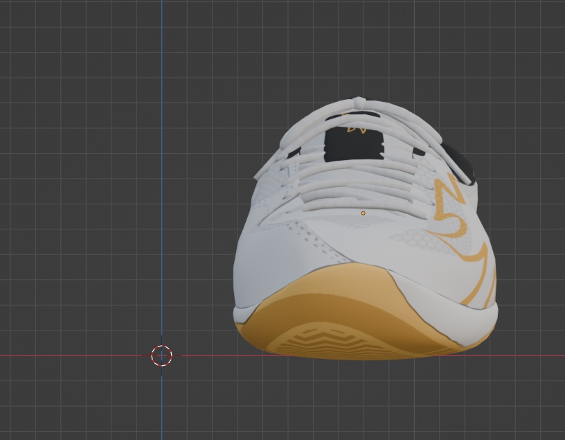 バレーシューズ 3Dモデル