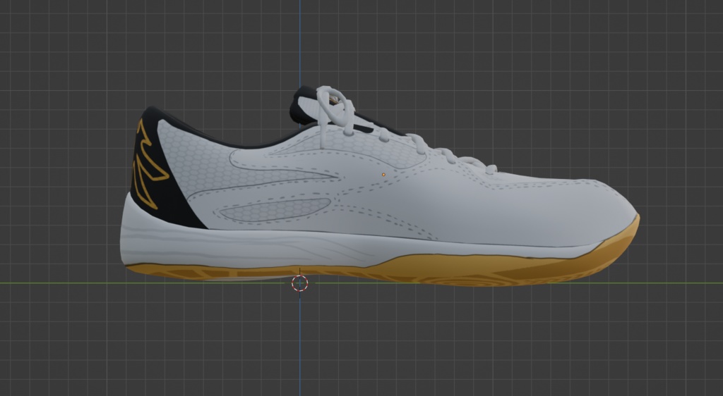 バレーシューズ 3Dモデル