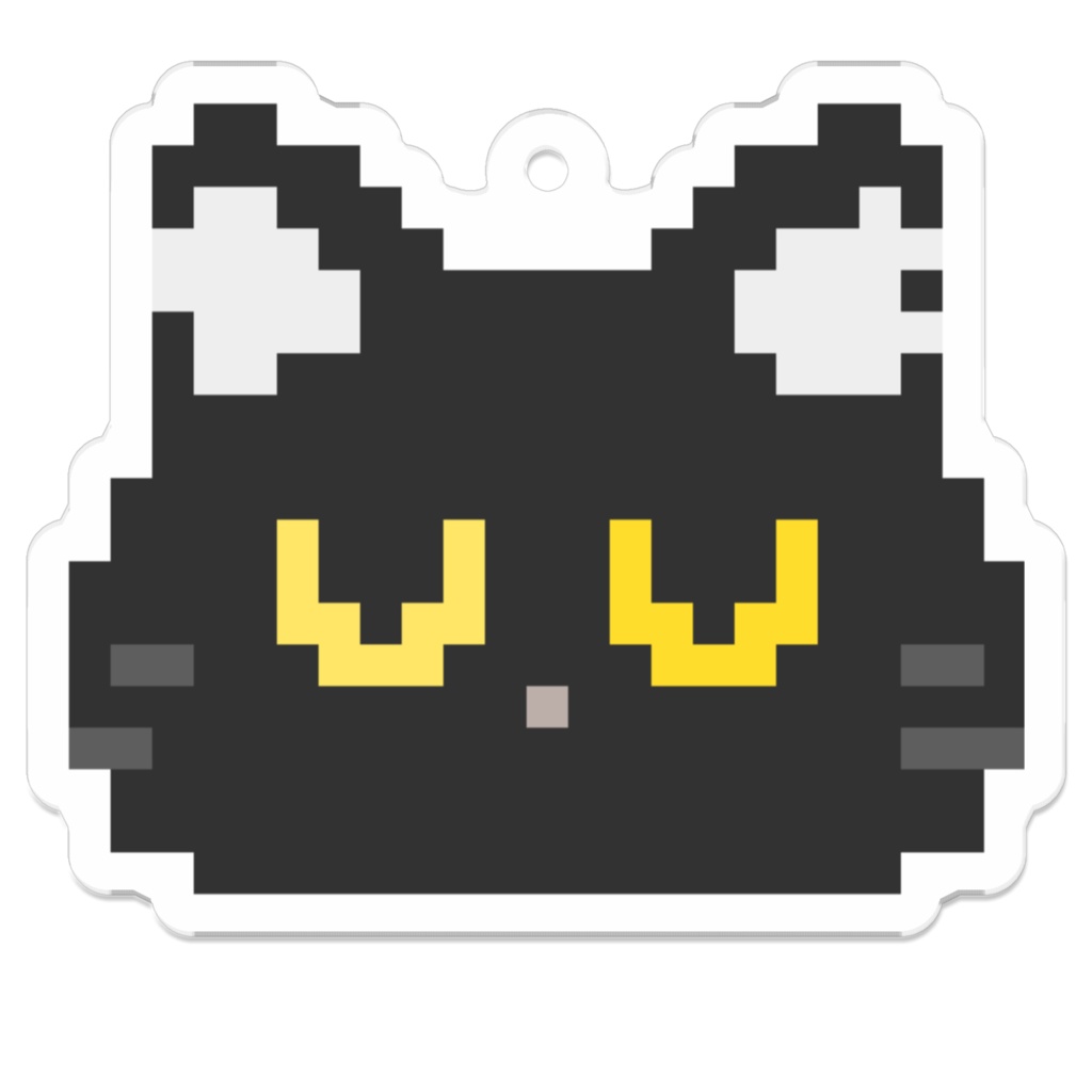 くろねこのキーホルダー
