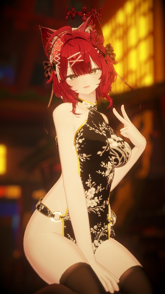 【✨一部無料!Openセール中!✨】【8アバター対応】🌸魅惑ドレス🌸ずらしギミック付き!