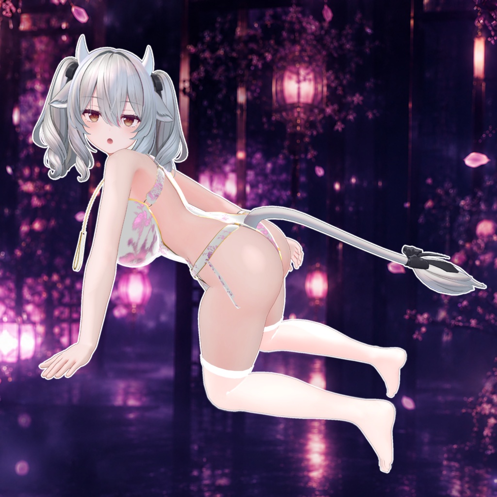 【✨一部無料!Openセール中!✨】【8アバター対応】🌸魅惑ドレス🌸ずらしギミック付き!