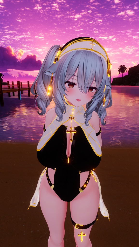 【複数アバター対応】✨ずらしギミック付き!✨ ✟Holy Swim✟【発売セール中!】