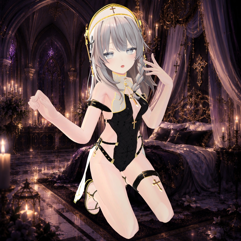 【複数アバター対応】✨ずらしギミック付き!✨ ✟Holy Swim✟【発売セール中!】