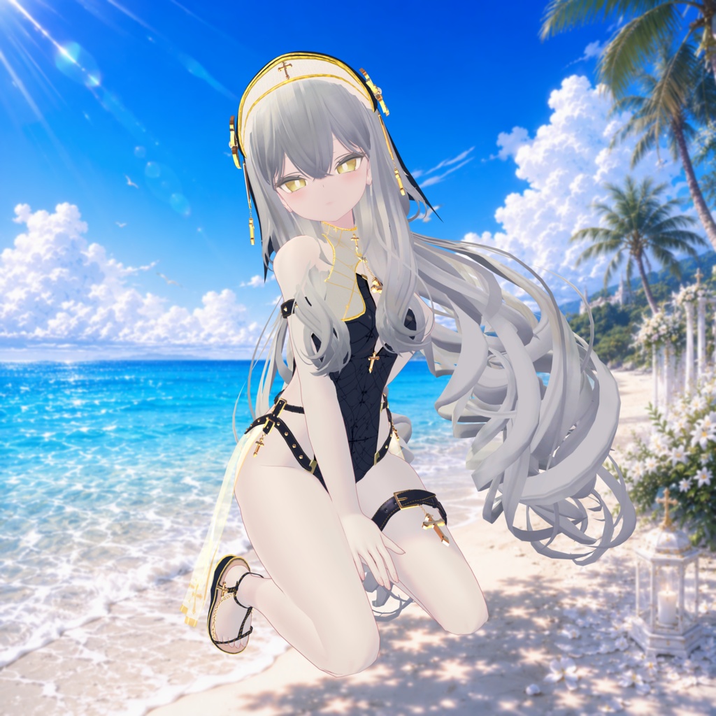 【複数アバター対応】✨ずらしギミック付き!✨ ✟Holy Swim✟【発売セール中!】