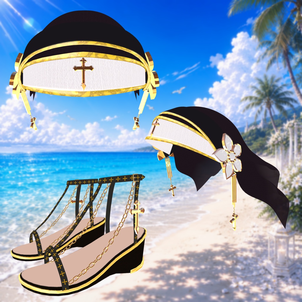 【複数アバター対応】✨ずらしギミック付き!✨ ✟Holy Swim✟【発売セール中!】