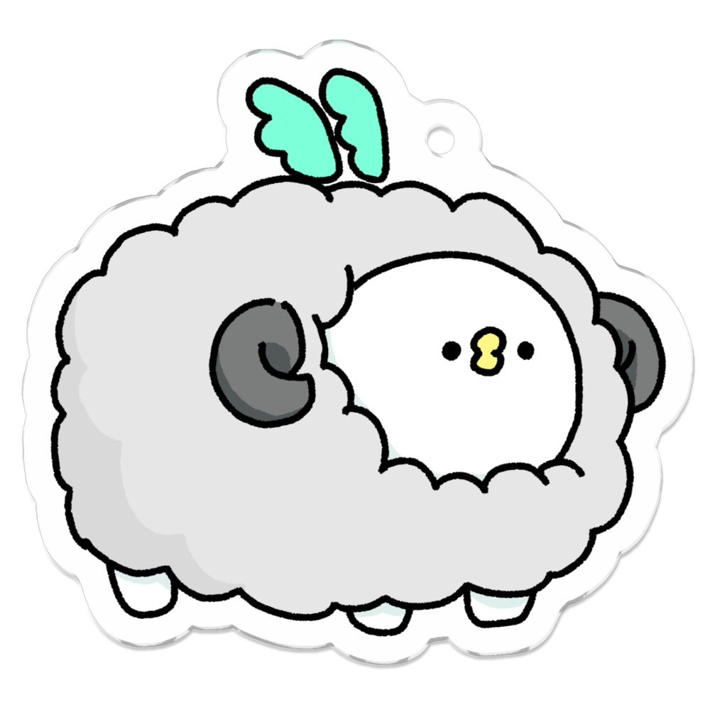 きなこもち アクリルキーホルダー