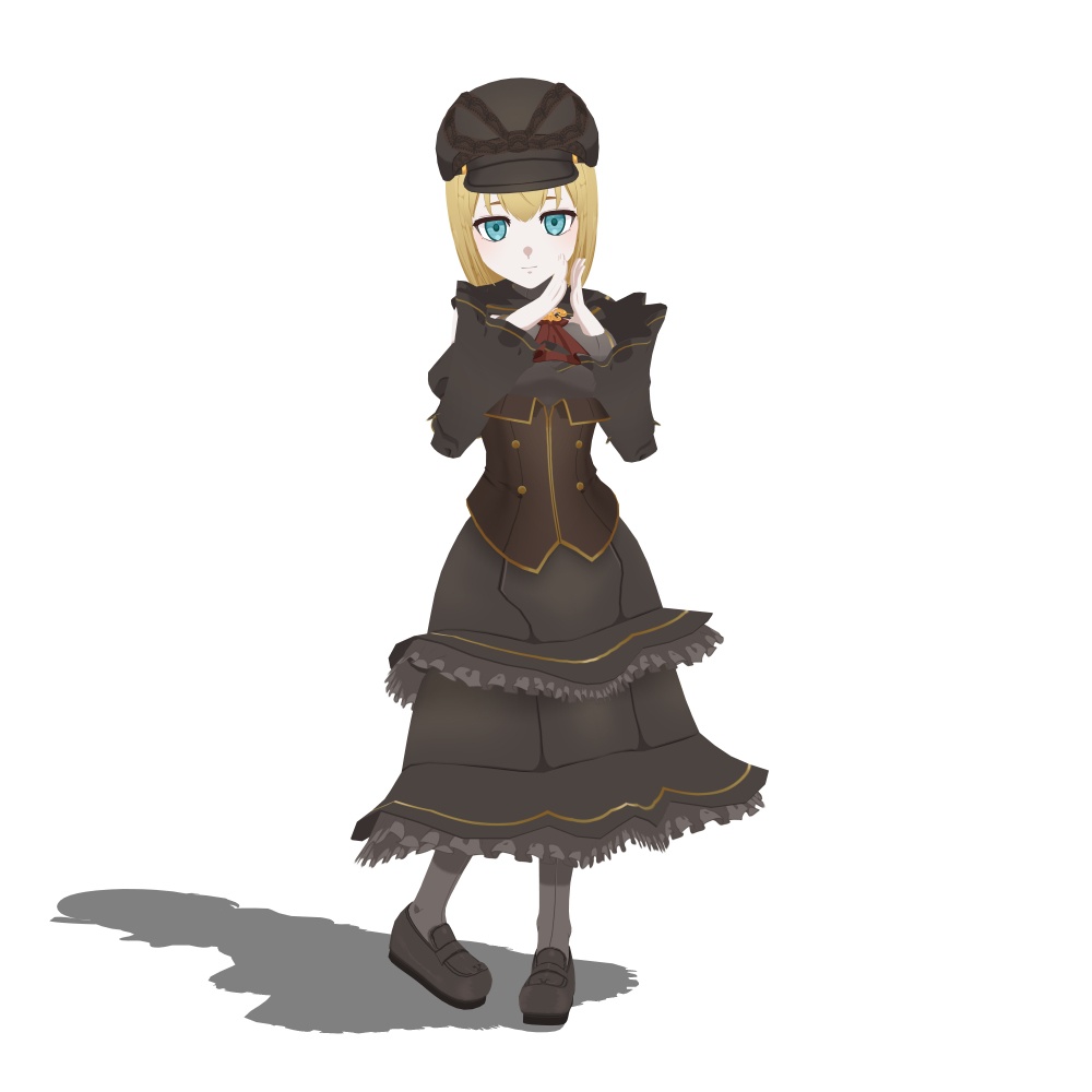 【汎用3Dモデル】ゴスロリドール少女