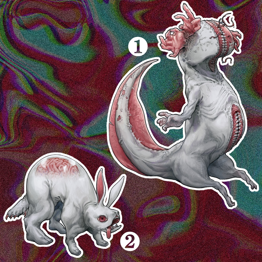 【立ち絵素材05】クリーチャー_ver2.0【全4体、単品購入可】