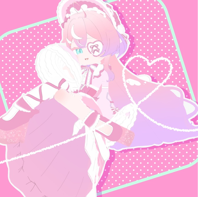【オリジナル3Dモデル07】薔薇ロリ