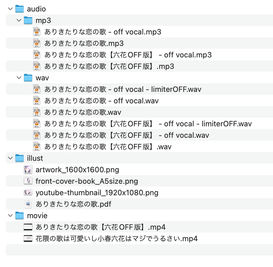 ありきたりな恋の歌