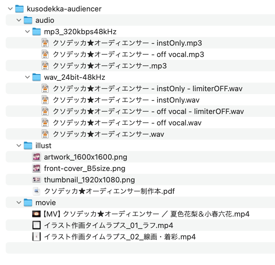クソデッカ★オーディエンサー制作本