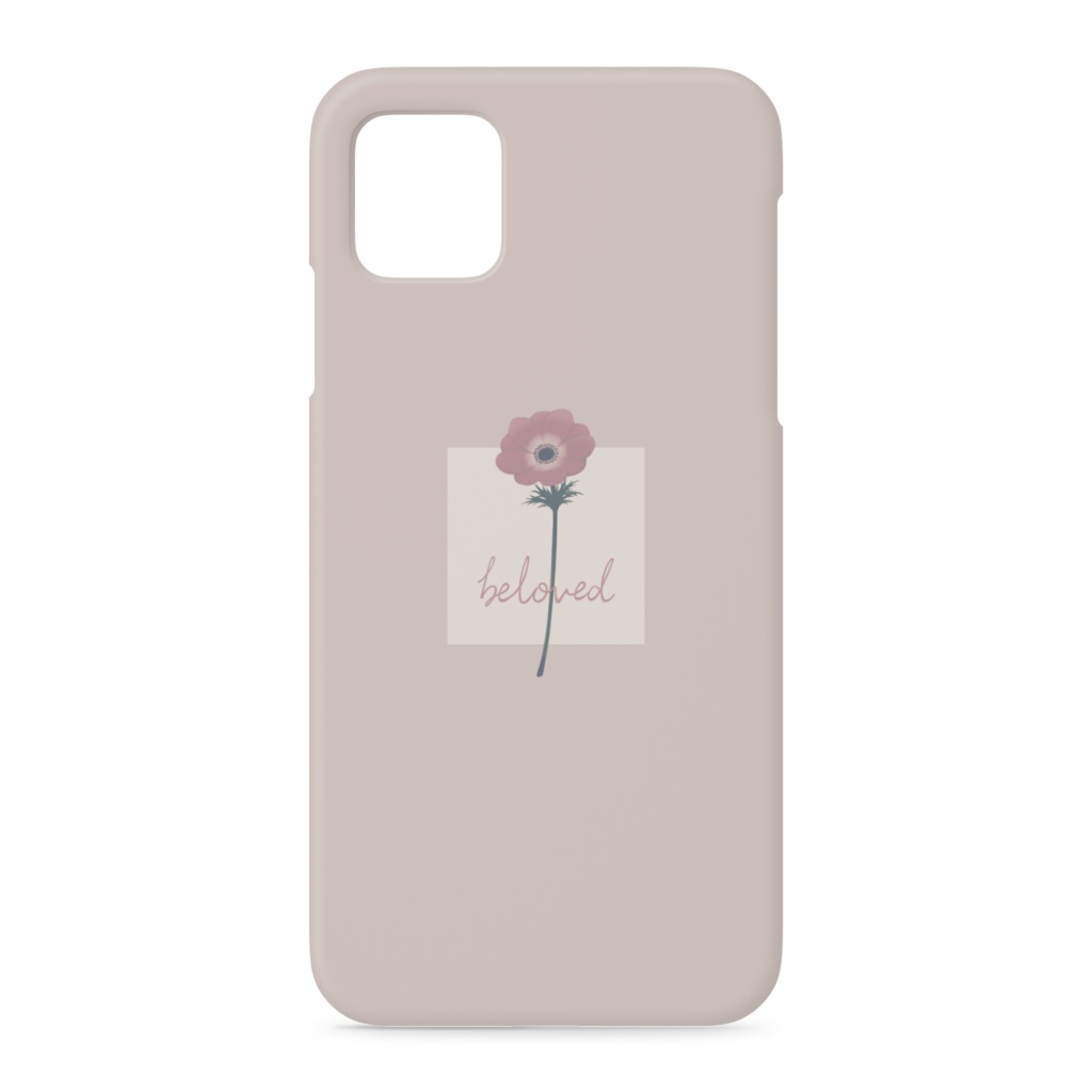 iPhoneケース anemone[red]