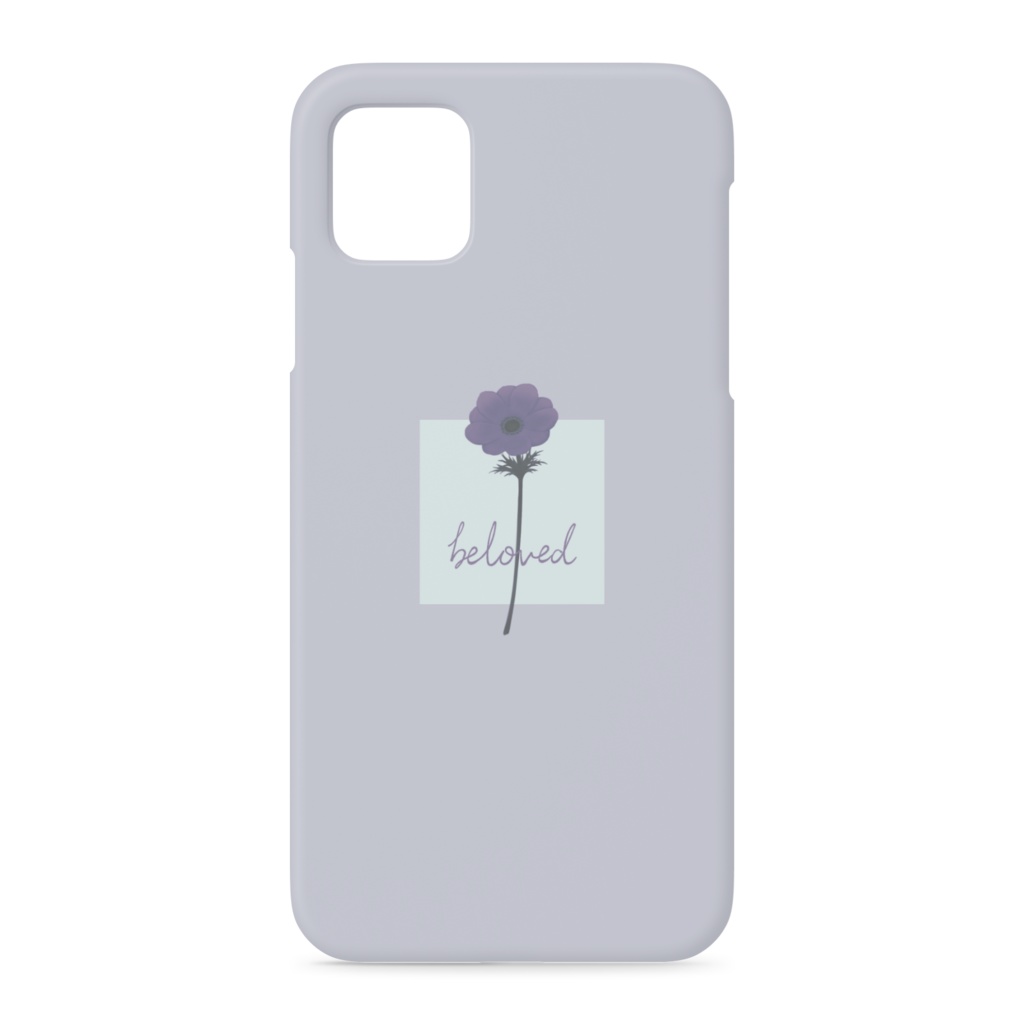 iPhoneケース anemone[purple]