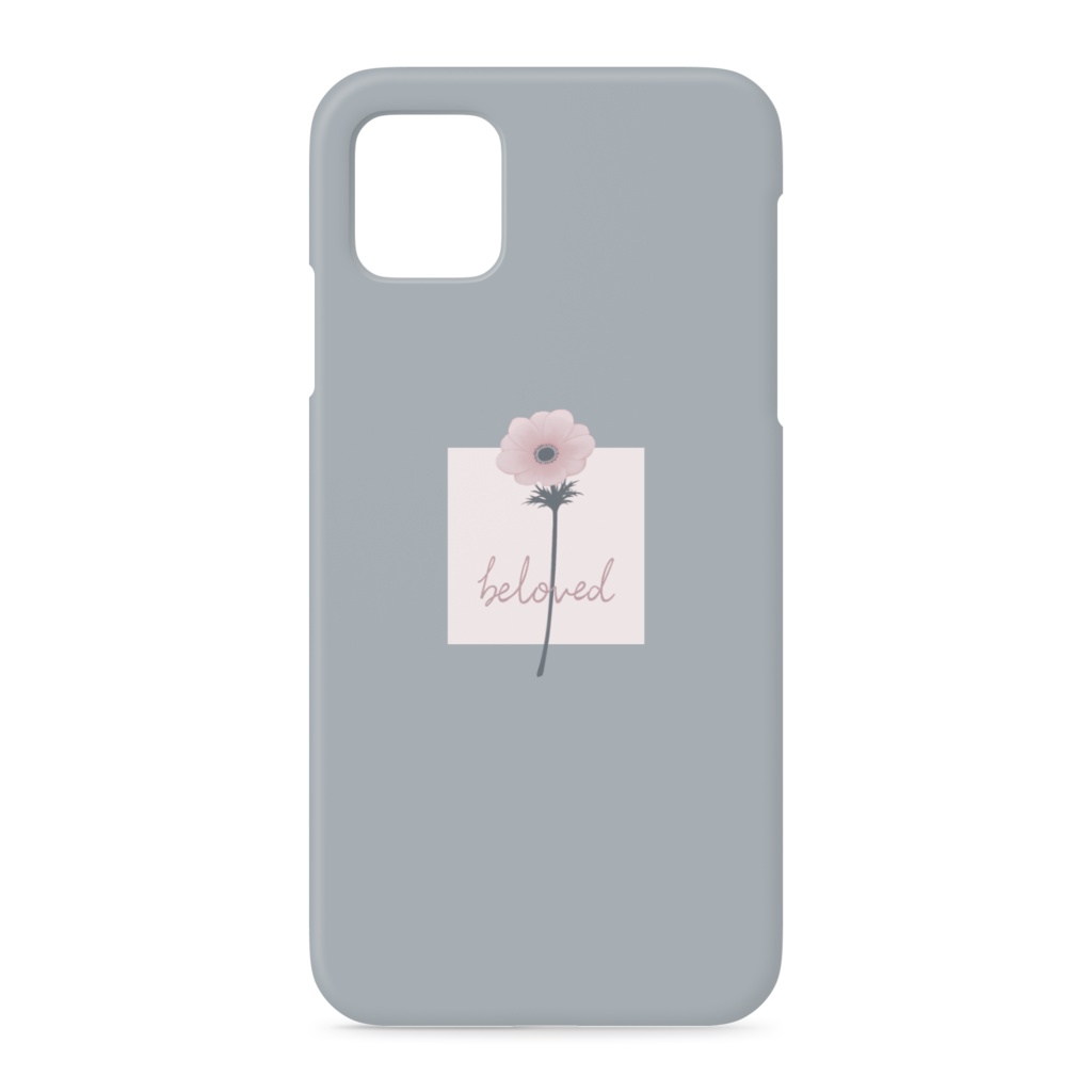 iPhoneケース anemone[white]