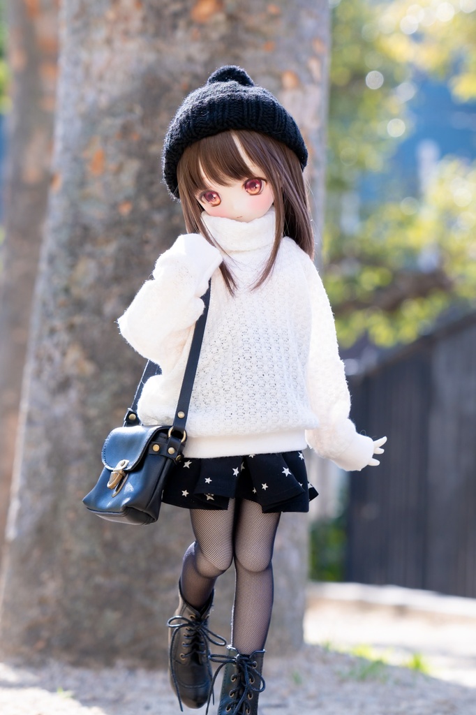 【10月26日開始】MDD/S〜L胸サイズ タートルニット単品(ホワイト)