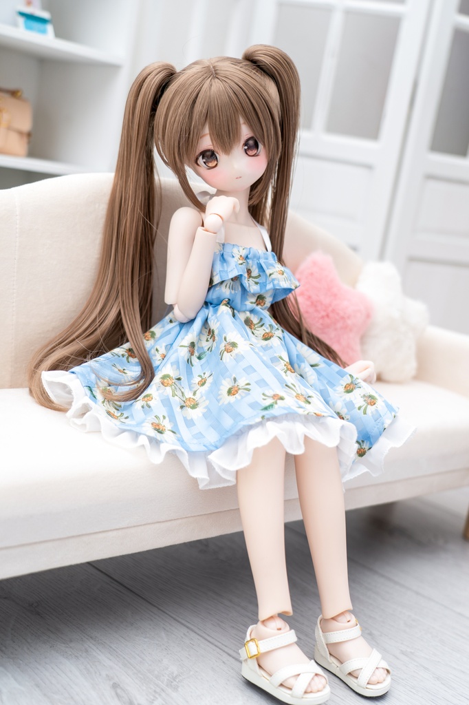 MDD/S 〜L胸サイズ 花柄フリルワンピース単品