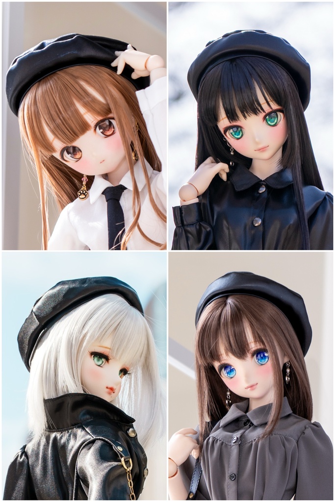 【9月26日開始】DD＆MDDサイズ レザー調ベレー帽(単品)