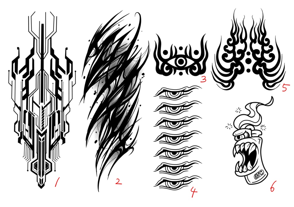 【無料】ワンポイントタトゥー10種