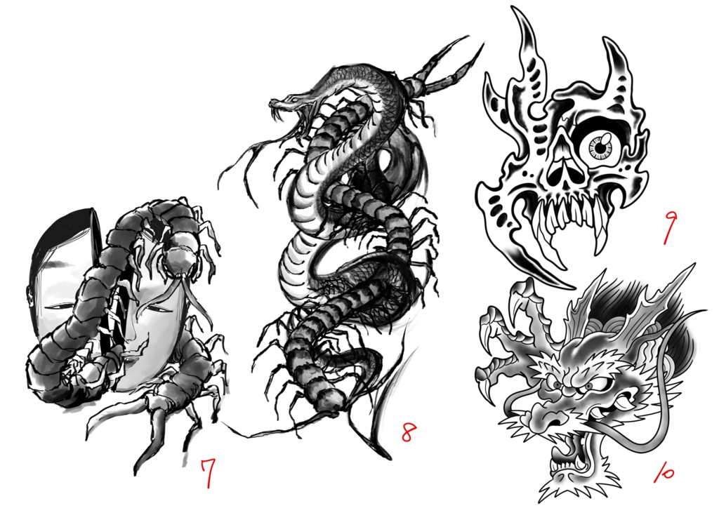 【無料】ワンポイントタトゥー10種