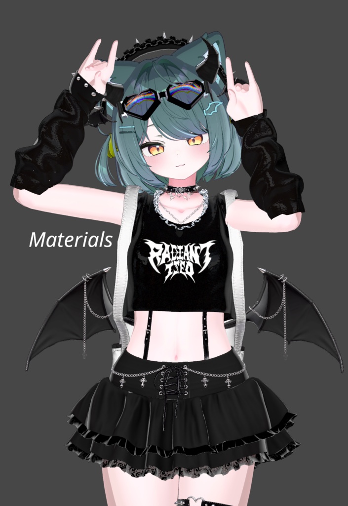 ショコラ用のマテリアル Chocolat Face Sacles, Materials