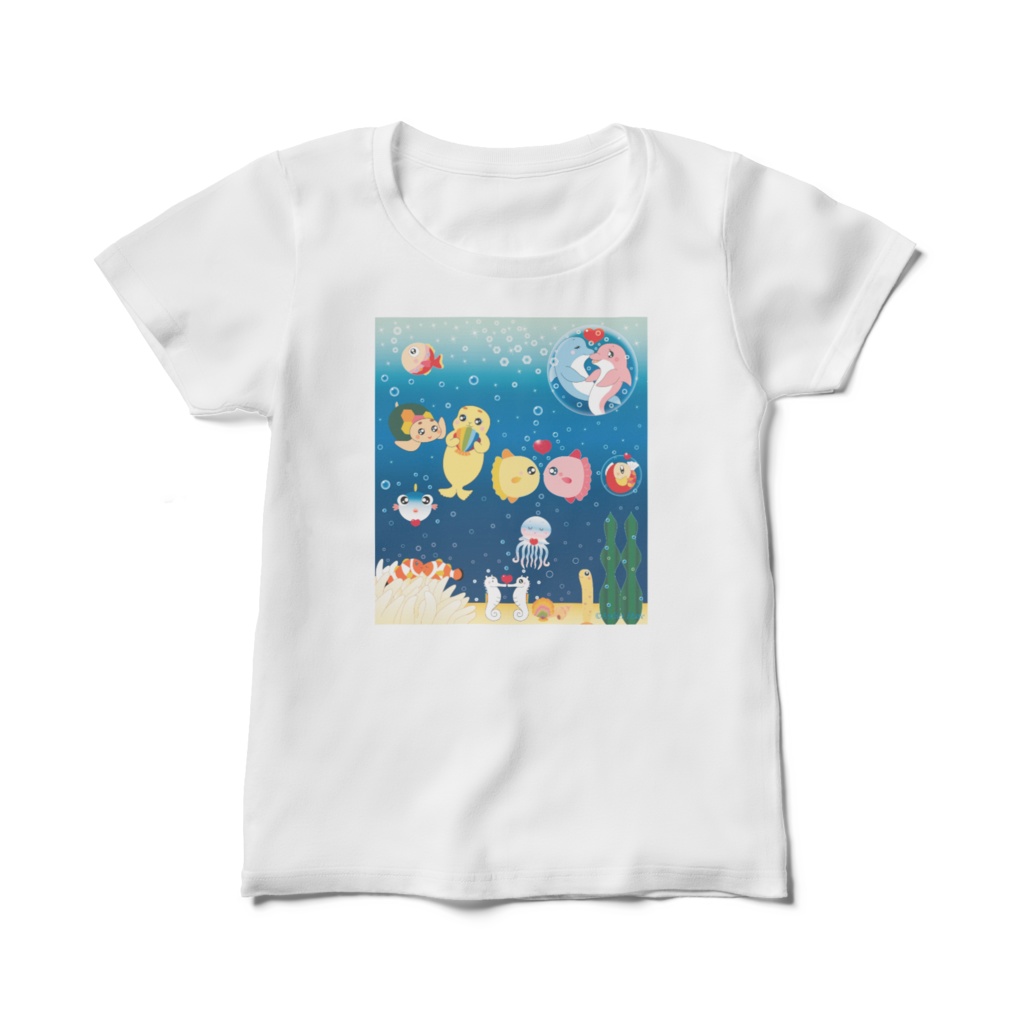 海の仲間たち　レディースTシャツ