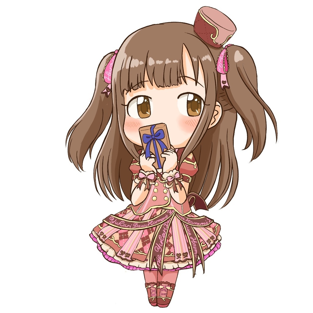 アクリルスタンドキーホルダー　水本ゆかり　バレンタインver