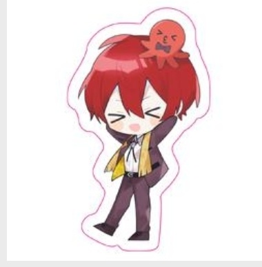 たこちーず オリジナル ステッカー(笑顔)