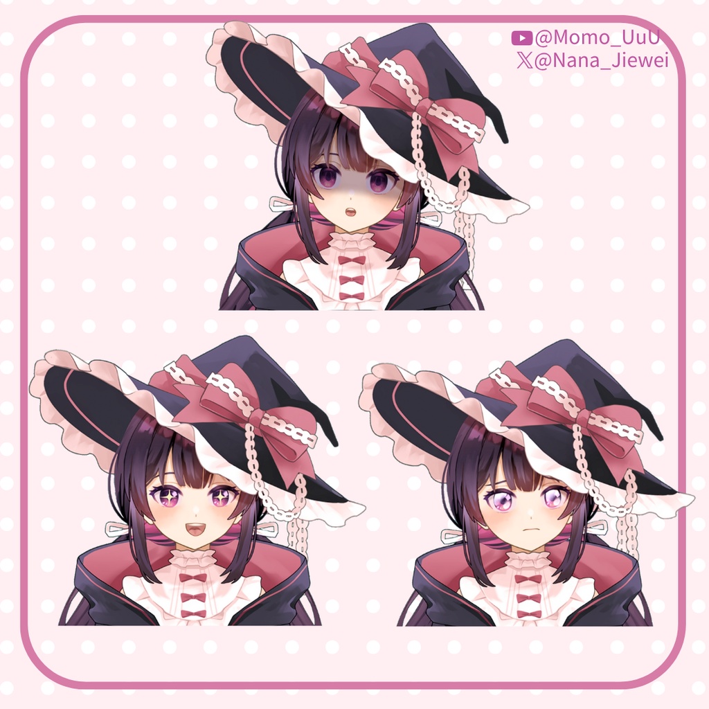 【Live2Dモデル】【限定一点】Pink Witch (VTS対応)