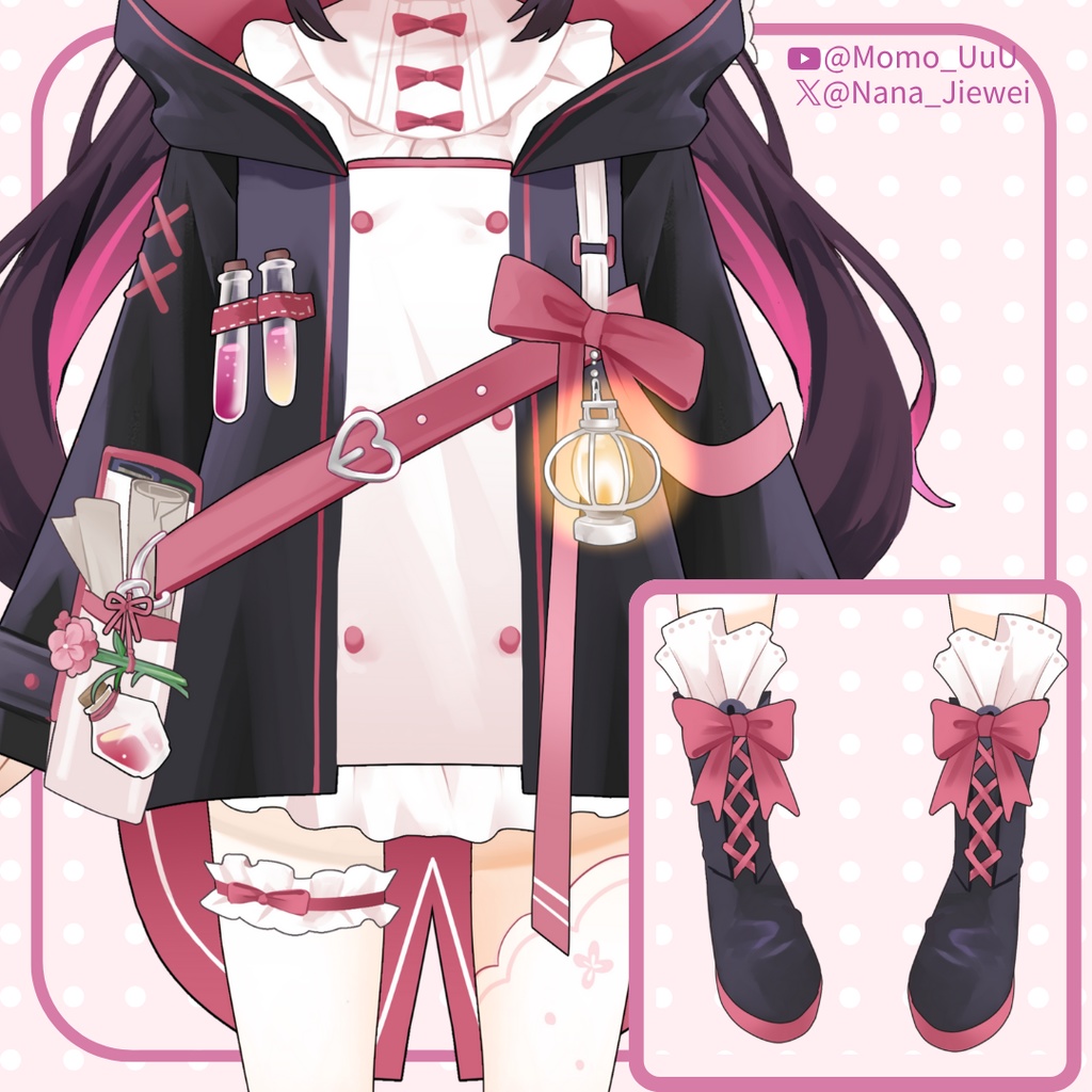 【Live2Dモデル】【限定一点】Pink Witch (VTS対応)