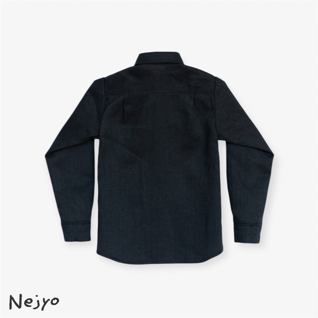 【六分の一男子図鑑】長袖シャツ『黒』