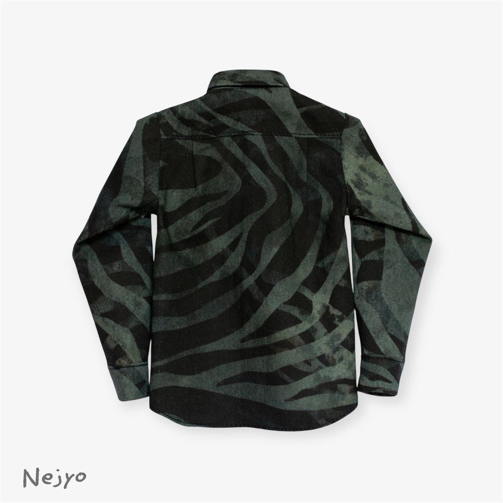 【六分の一男子図鑑】長袖シャツ『アニマルグリーン』