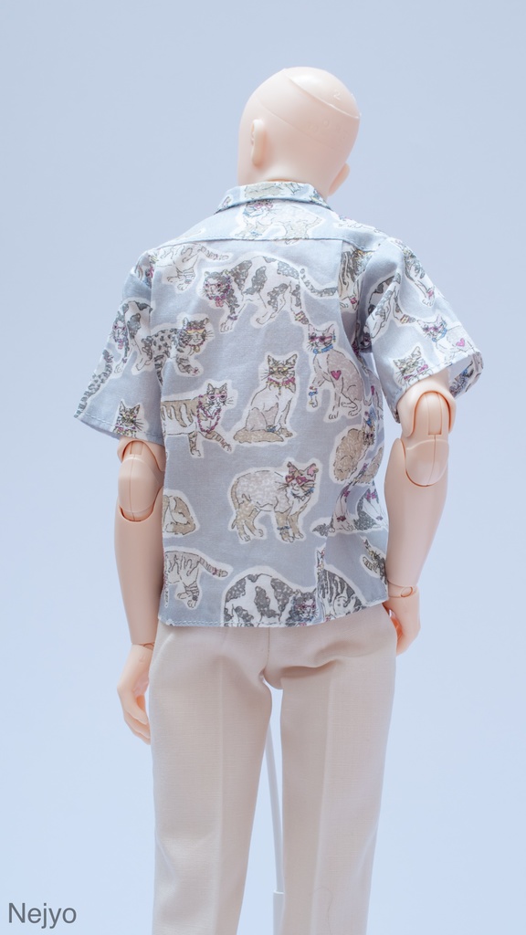 【オビツボディ30】半袖開襟シャツ