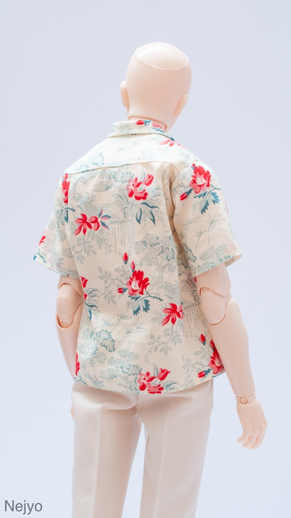 【オビツボディ30】半袖開襟シャツ