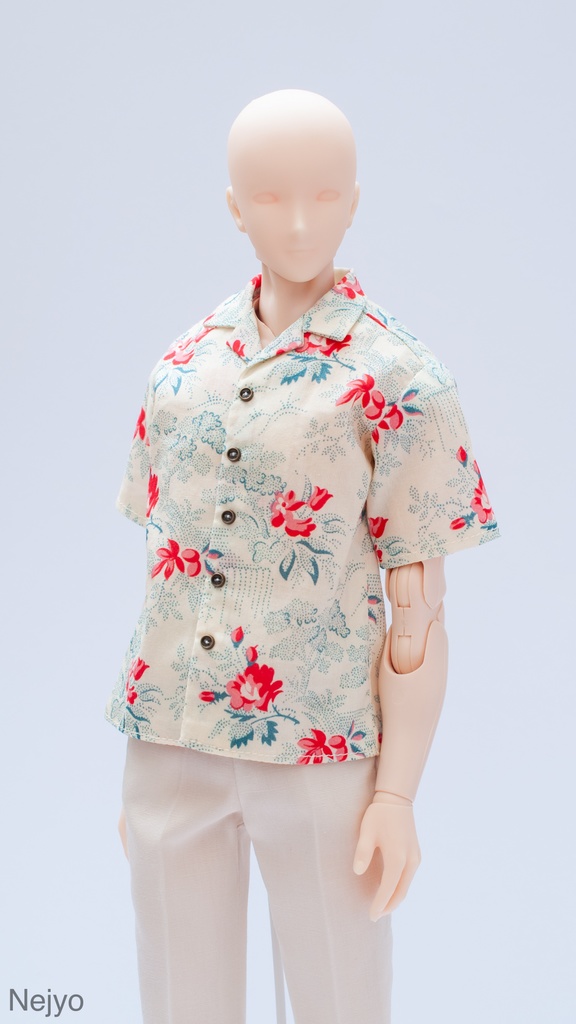 【オビツボディ30】半袖開襟シャツ