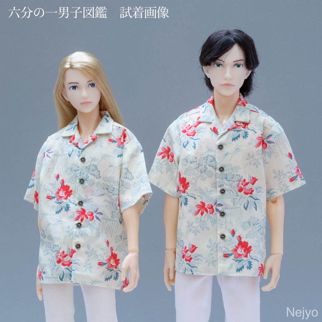 【オビツボディ30】半袖開襟シャツ