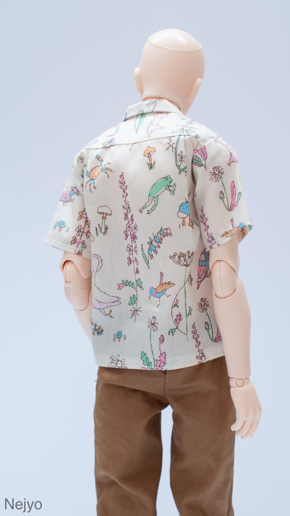 【オビツボディ30】半袖開襟シャツ