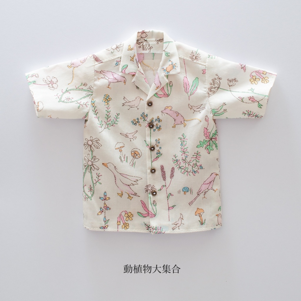 【オビツボディ30】半袖開襟シャツ