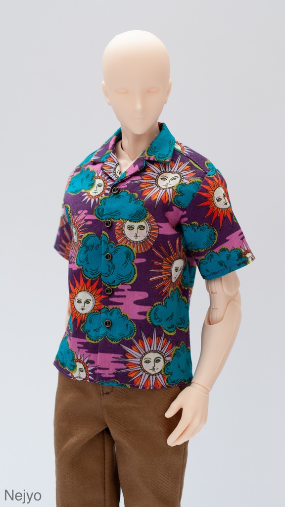 【オビツボディ30】半袖開襟シャツ