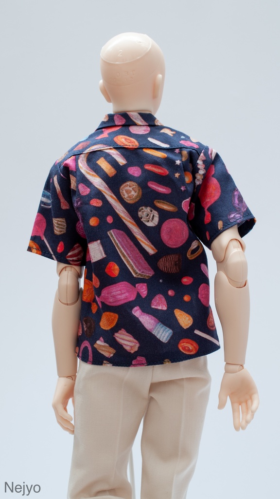 【オビツボディ30】半袖開襟シャツ