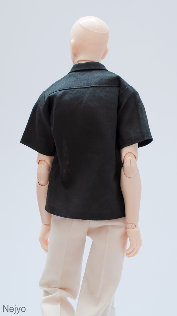 【オビツボディ30】半袖開襟シャツ 虎柄