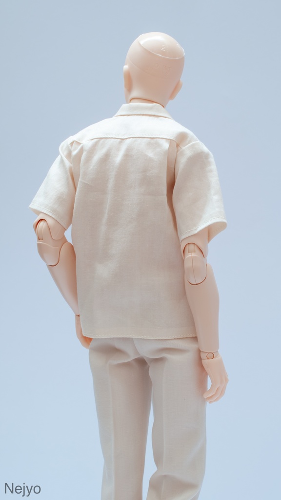 【オビツボディ30】半袖開襟シャツ 虎柄