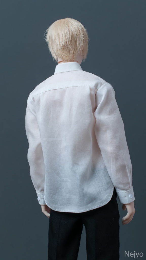 【オビツボディ30】長袖シャツ『白』