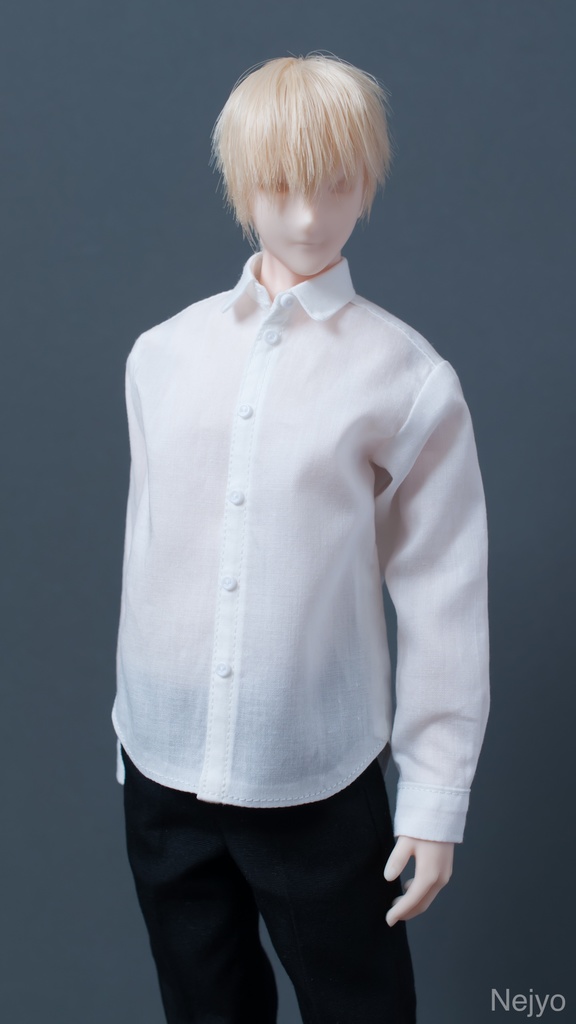 【オビツボディ30】長袖シャツ『白』