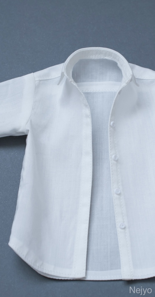 【オビツボディ30】長袖シャツ『白』