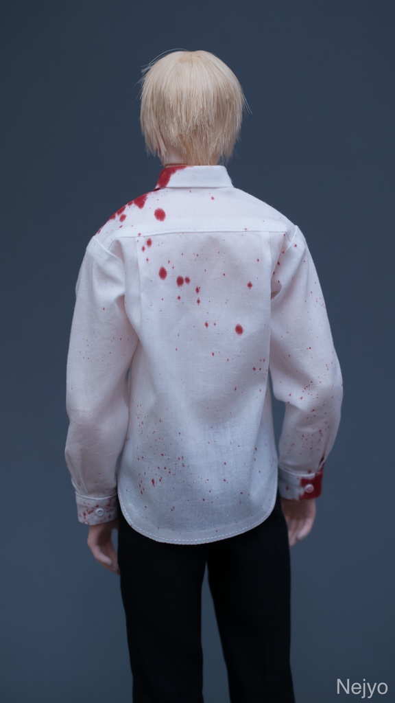 【オビツボディ30】仮装シャツ『血糊』