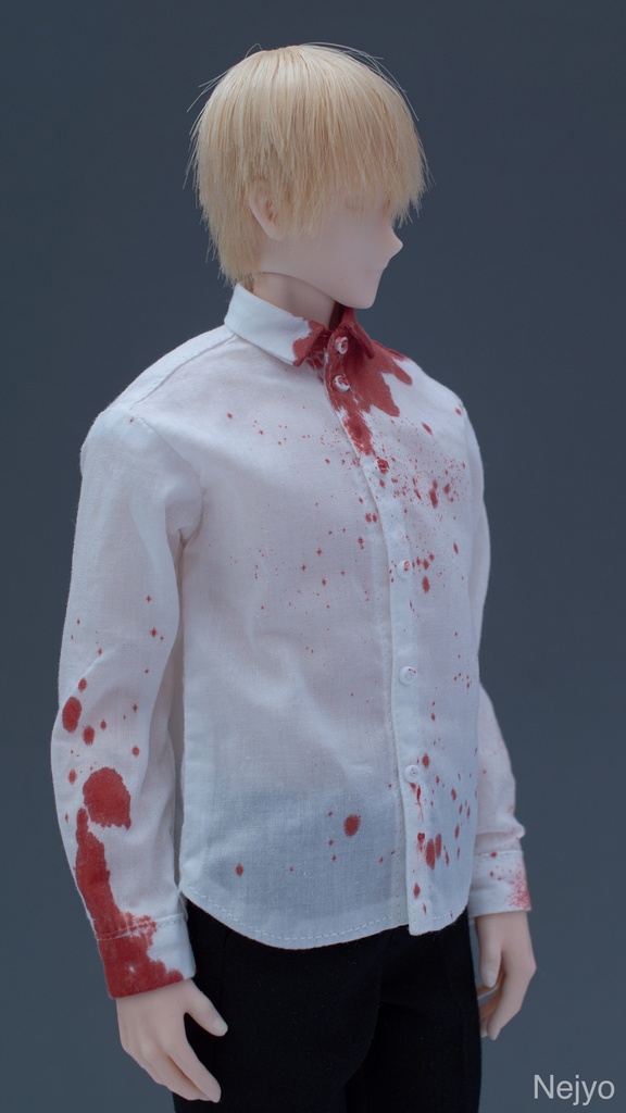 【オビツボディ30】仮装シャツ『血糊』