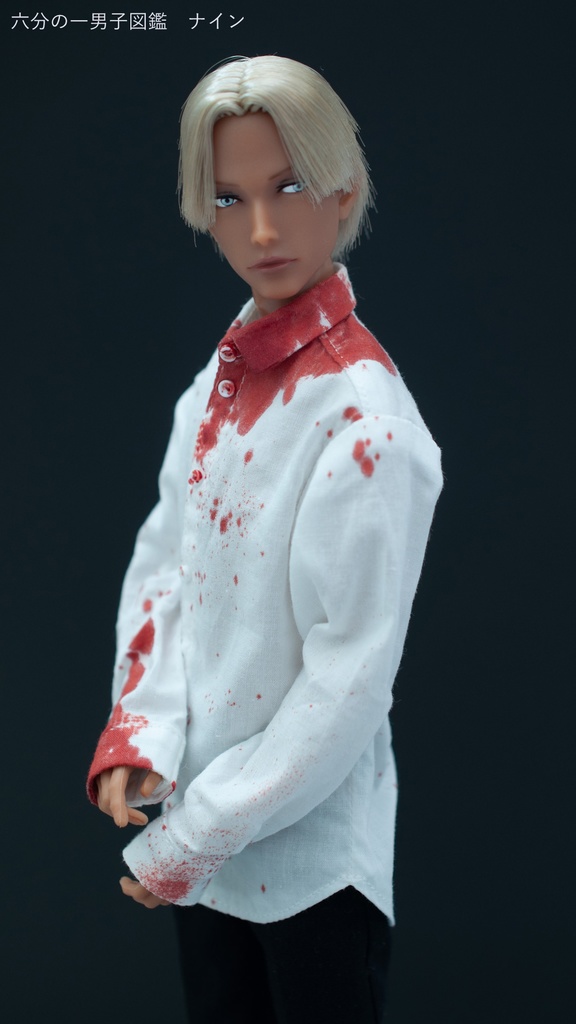 【オビツボディ30】仮装シャツ『血糊』