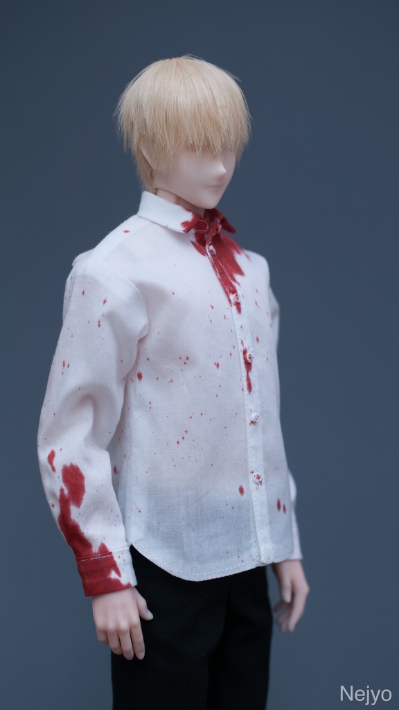 【オビツボディ30】仮装シャツ『血糊』
