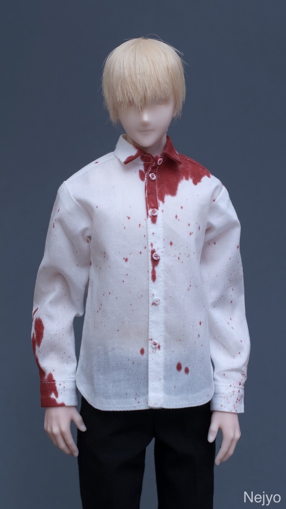【オビツボディ30】仮装シャツ『血糊』